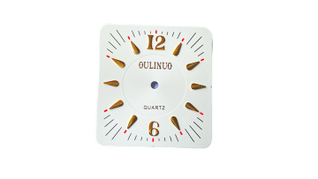 classic rectangular watch dial 