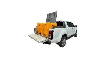 Plastic fuel IBC tank