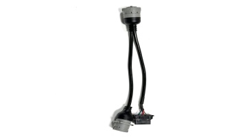 CAT 9P Male to CAT 9P Female Hyundai OBDII 16Pin Female Y Splitter Diagnostic Cable Length 330mm