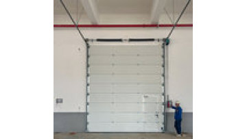 SEPPES New Industrial Door Rubber sealed automated industrial door PU foam industrial garage door1