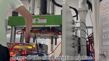 LSR Sliding injection machine for plastic coating