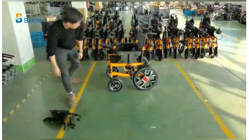 High Quality Comfortable Steel wheelchair Electric Wheelchair Power The Electric Wheelchair For Elderly1