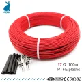 100meter 17ohm 24k PTFE flame retardant carbon fiber heating cable heating wire DIY special heating cable for heating supplies