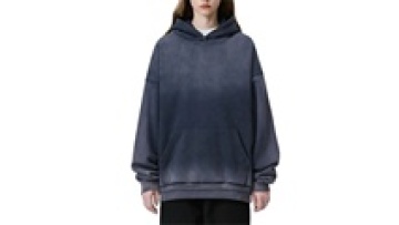 Plain Hoodies Custom Logo Streetwear Puff Printing Sun Faded Washed Distressed Hoodie1