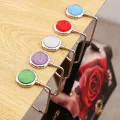 Creative Portable Metal Foldable Bag Purse Hook Handbag Hanger Purse Hook Handbag Holder Shell Bag Folding Table Hook 10 Colors