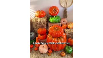 Custom Foam Pumpkins for Halloween and Thanksgiving Decor1