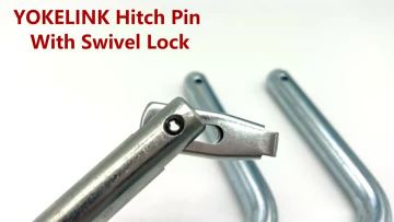 Trailer Hitch Pin with Swivel Lock