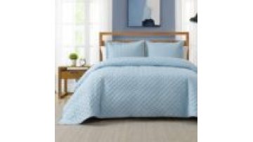 OEKO-TEX certificate Wholesale lightweight Bedding Set Quilt Set bedspread coverlets 3pcs velvet bedspread set1