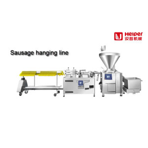 Sausage Making and Production-sausage linking system, sausage hanging line