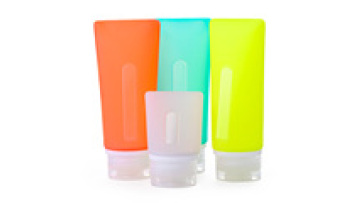 Wholesale 37ML 60ML 89ML Airplane Leak Proof Silicone Travel Bottle Set, Travel Bottle Kit1