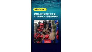 Life-or-Death Blind Search at Chengdu's Jiuyan Bridge: Underwater Robot Completes Mission in Just 30 Minutes!