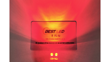 5mm red led with clear lens