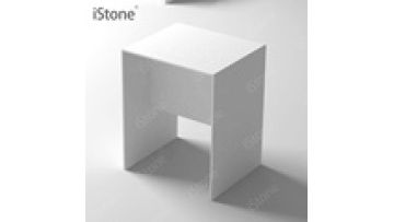Solid Surface Stone Resin Shower Stool WD011171