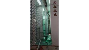 PVC coated green color woven wire mesh panels 