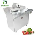 80kg/h output capacity vegetable bowl cutter machine meat cutter mix meat mincer machine shallot onion dicing machine