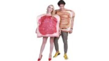 Halloween carnival party  jam toast couple mascot costume adult funny sandwich jam cosplay costume1