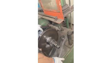 layer winding machine running