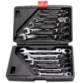 Ratchet Wrench Hand Tool Wrench Set Chrome Steel Adjustable Wrench Keys Set CR-V Auto Repair Ratchet Wrench