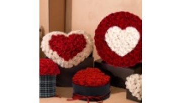 2025 Valentine's Day Gift: 100 Forever Rose Box - Everlasting Floral Fleur Immortal Flower1