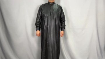 Original Daffah Spun Polyester Long Sleeve Islamic Dress Kaftan Jubah Abaya Jalabya Ethnic Arabic Thobe Muslim Clothing For Eid1