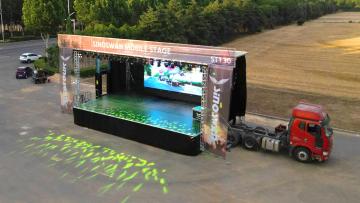 ST130 Mobile Stage Trailer — Built for Global Events