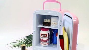 4Litres colorful lovely cute Mini Fridge CE approval Camping fridge for car1