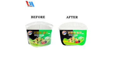 PVC Curved Arc Round Shaped Shrink Bags