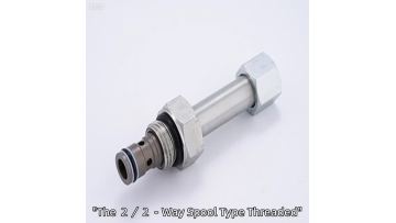 2/2-Way Spool Type Threaded Cartridge Valve