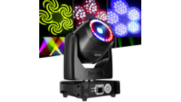 High-Quality 200W Pattern LED Moving Head Zoom Spot Light 3In1 with 5 Prisms for KTV and Stage1