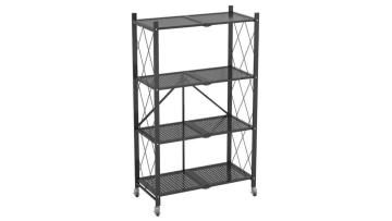 7710*340*H1260mm 4-tier Foldable Shelf with Wheels