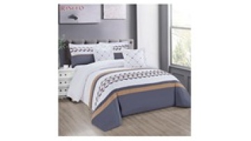 China tradition design luxury sheet sets bedding wholesale duvet cover embroidered 100% cotton king size bed duvet cover set1