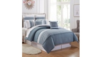 High quality home embroidery duvet cover quilted comforter bedding set1