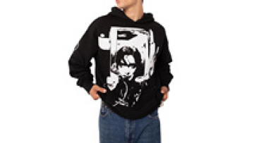 Custom Logo 100% Cotton Heavyweight Vintage Print Slouchy Pullover Hoodie1