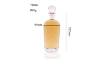 Custom 200ml 375ml 500ml 750ml 1000ml vodka glass bottle liquor spirits wine bottle1