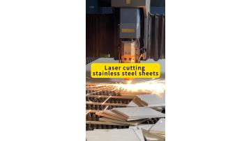 Cutting stainless steel plates