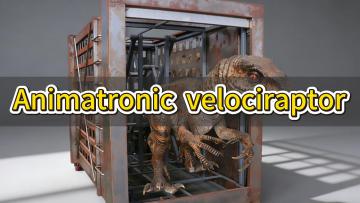 Velociraptor Escape Cage