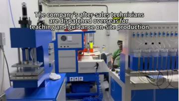 overseas for teaching, guidance and on-site PVC labels production