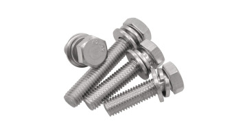 Stainless Steel 321 Hex Bolts M10x1.5 M12*1.75 M14*2.0 M16*2.0 Anti-Rust Fasteners for High Temp Exhaust