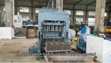 QT4-15 Interlocking Block Machine Concrete Cement Brick Making Machine