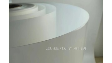 white opaque matte PP film