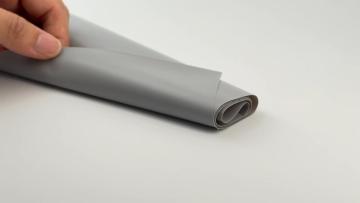 Durable Embossed Grey Soft PVC Film