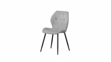 TL-23A13-1 Elegant Modern Fabric Dining Chair with Diamond Grid Back Design