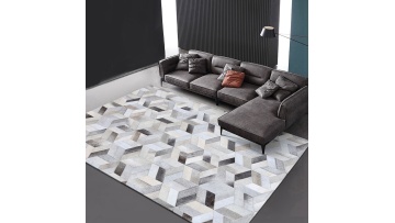 cow hide leather carpet rugs floor mats