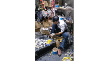 Electric fryer producing Assembling cable-3