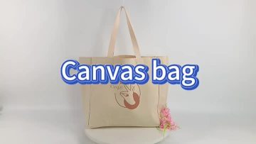 Shopping Cotton Canvas Tote Bag 