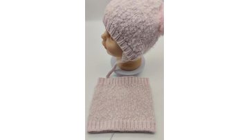 CF-T-0019 knitted beanie and scarf set (1)