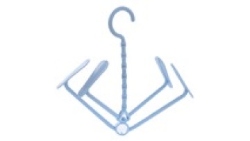 Best Selling Plastic Display Shoes Hanger Hook Used In The Supermarket Wholesale Shop Black Plastic Shoe Hanger1