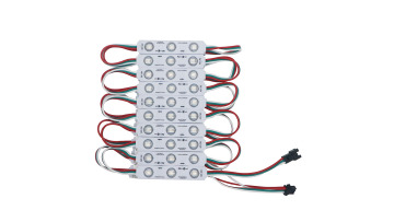 SMD 5050 3LED dream color injection lens module