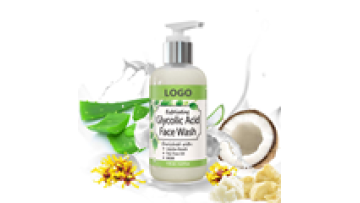 Private Label 100% Organic Glycolic Acid Exfoliating Oil Control Face Wash1