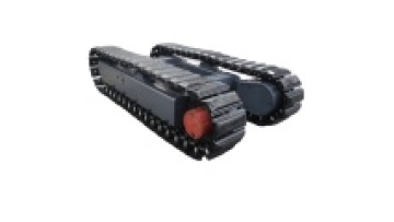 Mini small rubber track undercarriage 500kg 600kg 800kg 1T 2T for small loading transportation equipment crawler chassis1